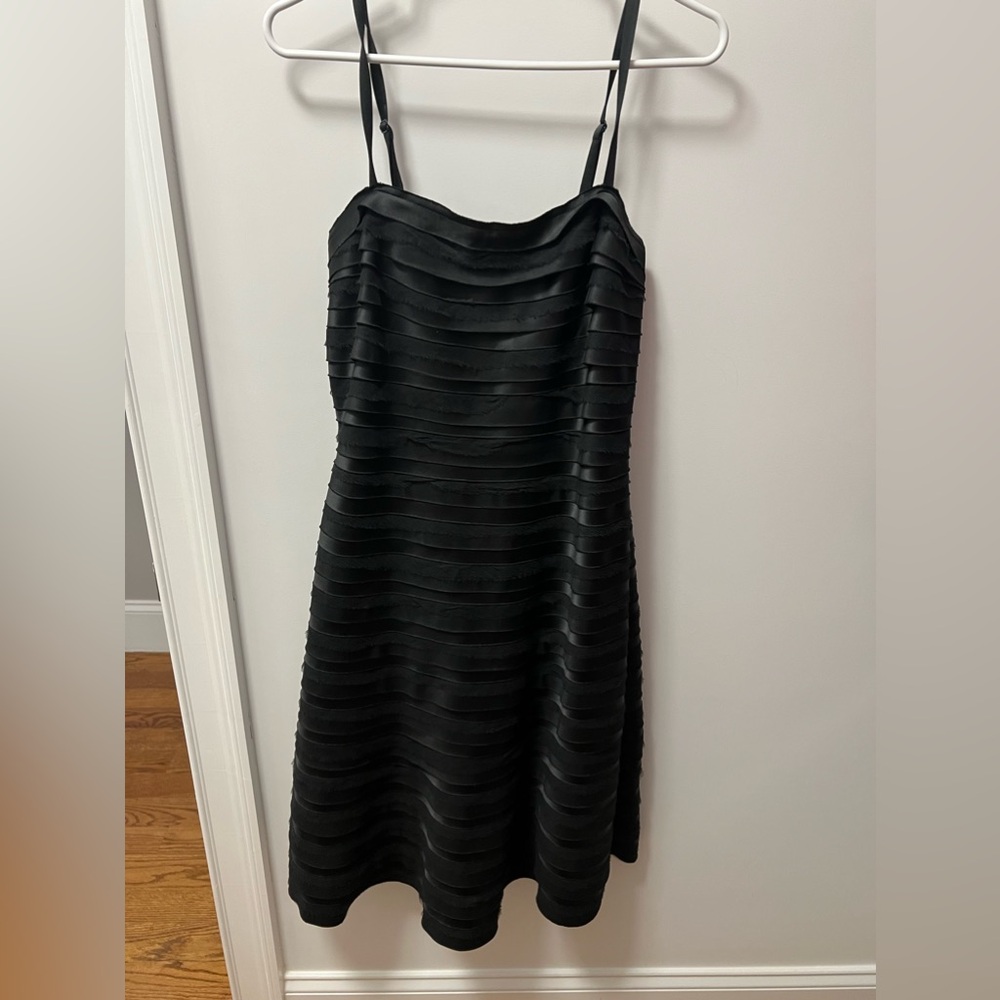 Vintage BCBG Black Cocktail Dress Size 8 EUC